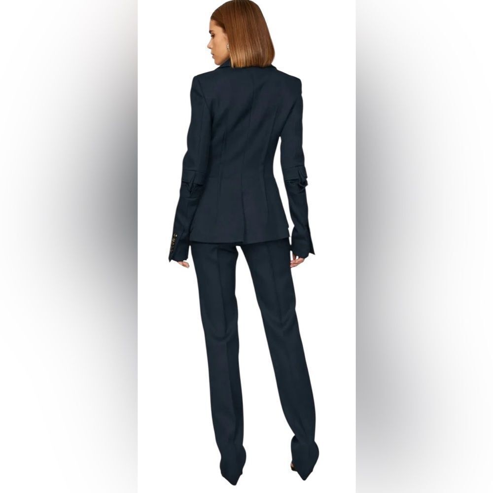 Marina Moscone Patch Pocket Blazer Size US 6 - Picture 3 of 9